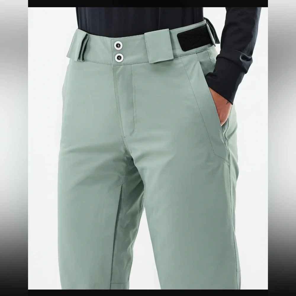 DOPE Con W Snowboard Pants Women Faded Green - Picture 4 of 5